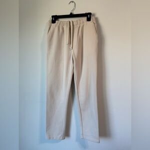 Zara Cream Joggers